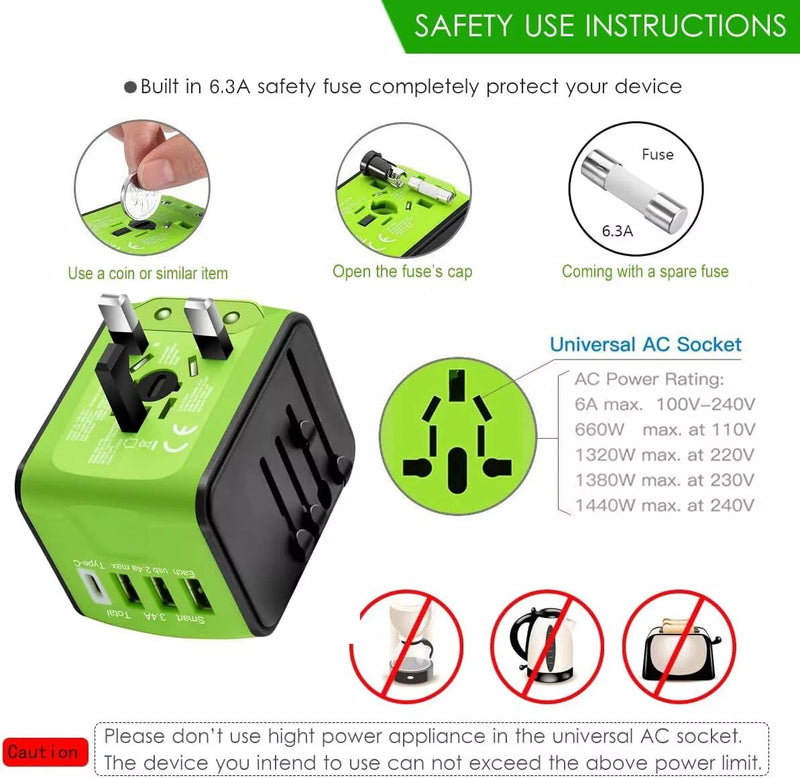 Universal Travel Adapter / 50% OFF Today Only!
