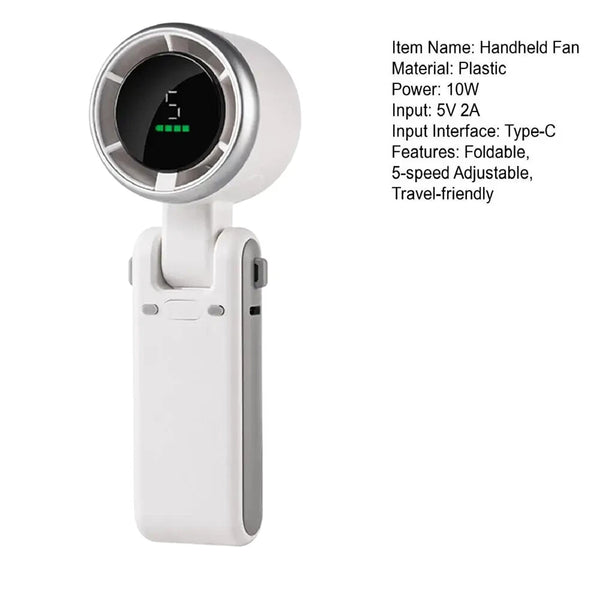 Hand Folding High-Speed Turbine Fan