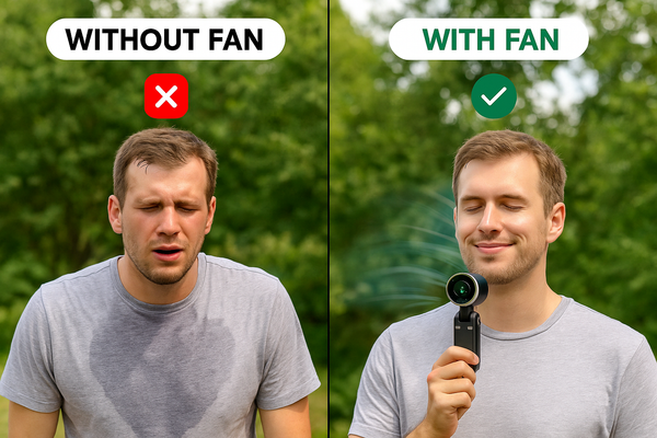 Hand Folding High-Speed Turbine Fan