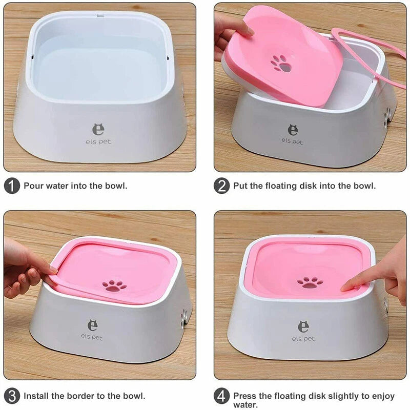 Dust Free Non Spill Water Bowl