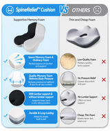 SpineRelief™ - Orthopedic Seat Support Cushion