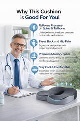 SpineRelief™ - Orthopedic Seat Support Cushion